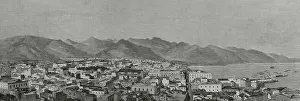 Mountainous Prints: Spain, Canary Islands, Tenerife, Santa Cruz de Tenerife