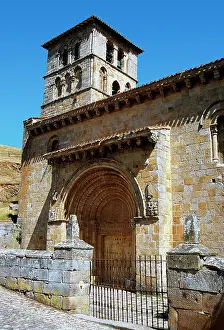 Belfry Prints: Spain, Cantabria. Collegiate Church of San Pedro de Cervatos