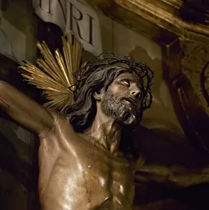 Sanctuary Gallery: Spain. Cantabria. Limpias. The Christ of Limpias. 18th cent