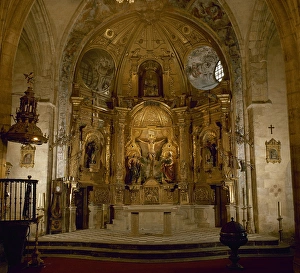 Spain. Cantabria. Limpias. Church of St. Peter
