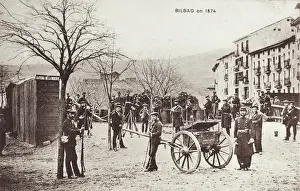 Bilbao Prints: Spain. Carlism. Bilbao in 1874