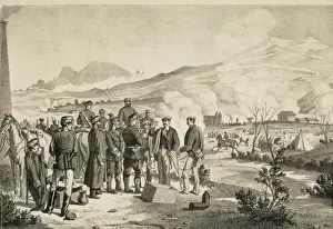 Head Quarters Prints: Spain. Third Carlist War. Battle of Somorrostro
