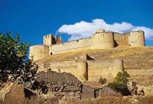 Cylinder Prints: Spain. Castilla and Leon. Berlanga de Duero Castle