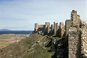 Cordoba Prints: Spain. Castle of Gormaz. North face. Built after 756 by emir