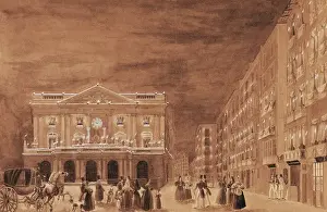 Bourgeoisie Prints: Spain. Catalonia. Barcelona. The House of La Llotja, 1883