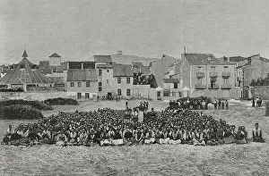 Catalonia Collection: Spain, Catalonia, Barcelona province. The Strike of Igualada