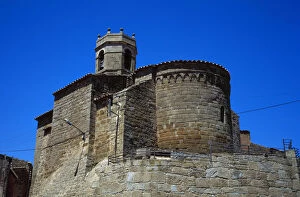 Lleida Collection: Spain. Catalonia. Bellver de Sio. Church. 13th century. Exte