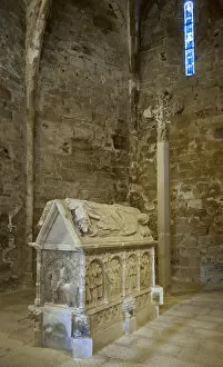 Tarragona Collection: Spain. Catalonia. Church of St. Maria de Bell-Lloc. Tomb of
