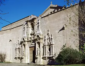 Tarragona Prints: Spain. Catalonia. Poblet Monastery