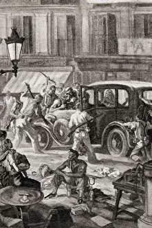 Requisition Prints: Spain Civil War Requisition Of Vehicles By Organizations
