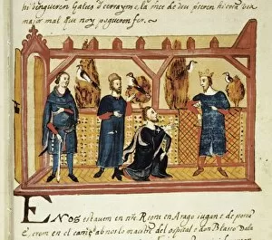 Spain. Crown of Aragon. 13th c. Facsimile of