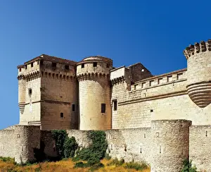 Segovia Prints: Spain. Cuellar. Castle