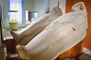 Andalusians Gallery: SPAIN. Cᤩz. Sarcophagus, 4th-5th BC. Cadiz