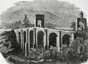Tagus Prints: Spain. Extremadura. Alcantara Bridge over the Tagus River