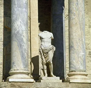 Pantheon Prints: Spain, Extremadura, Merida. Roman Theatre. 1st century BC