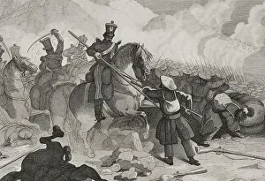 Gipuzkoa Prints: Spain. First Carlist War (1833-1840). Northern Front