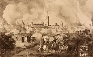 Cabrera Prints: Spain. First Carlist War. Castell󮠤e la Plana