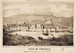 Guerra Gallery: Spain. First Carlist War. View of Tortosa, picture