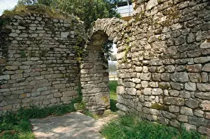 Spain. Galicia. Catoira. Torres do Oeste castle. Lugo tower