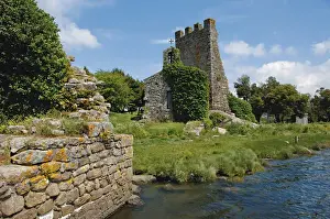 Spain. Galicia. Catoira. Torres do Oeste castle, 9th century