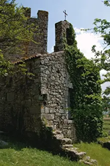 Spain. Galicia. Catoira. Torres do Oeste castle, 9th century
