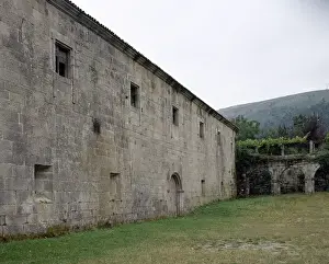 Spain. Galicia. Melon. Cistercian monastery of St. Mary