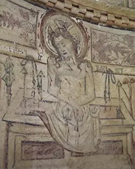 Spain. Galicia. Palas del Rey. Church of St. James. Painting