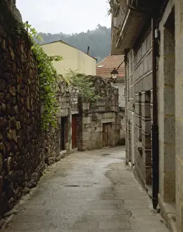 Orense Prints: Spain. Galicia. Ribadavia. Jewish quarter