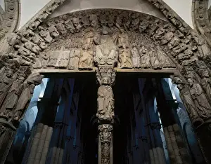 Spain. Galicia. Santiago de Compostela. Cathedral. The Porti