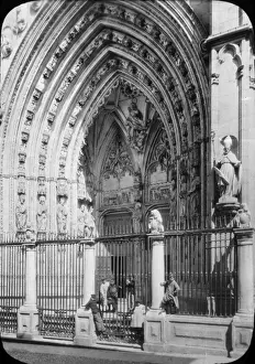 Largely Prints: Spain - The Gate of Lions at the Cathedral, Toledo
