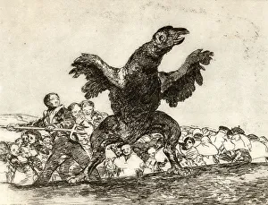 Peninsular Gallery: SPAIN GOYA WAR VULTURE