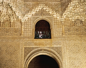 Andalusia Collection: Spain. Granada. The Alhambra. Hall of the Two Sisters