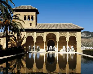 Andalusia Prints: Spain. Granada. Alhambra. The Ladies Tower (Torre de las Dam