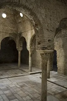 Moresque Prints: SPAIN. Granada. Arabian baths (11th c. ). Hispano-Moresque