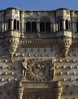 Dukes Prints: Spain. Guadalajara. Palace of El Infantado. 15th century