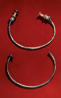 Bracelet Prints: Spain. Iron Age. Torques. Archaeological Museum of Asturias
