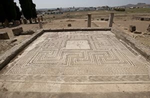 Andalusia Collection: Spain. Italica. House of Hylas. Domus roman. Mosaic