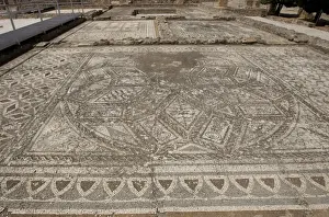 Spain. Italica. Roman city founded c. 206 BC. Ruins. Mosaic