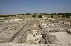 Spain. Italica. Roman city founded c. 206 BC. Thermae, Large