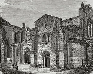 Romanesque Collection: Spain, Leon. The Basilica of San Isidoro - Romanesque church