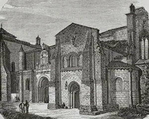 Collegiate Collection: Spain, Leon. The Basilica of San Isidoro - Romanesque church