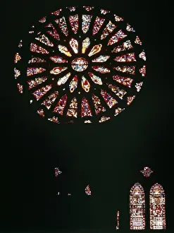 Spain. Leon. Cathedral, also called The House of Light. Stai