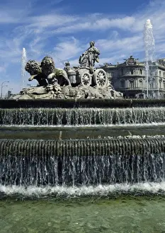 Spain. Madrid. Fountain of Cibeles