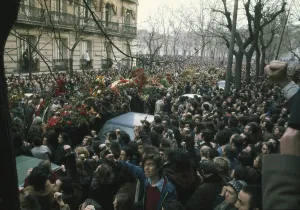 Atocha Prints: SPAIN. Madrid. Funeral of five Labour lawyers