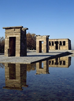 Images Dated 20th September 2016: Spain. Madrid. Temple of Debod