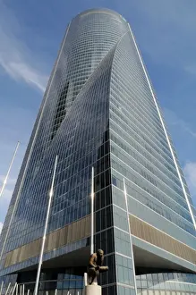 Paseo Prints: Spain. Madrid. Four Towers Business Area. Space Tower. Fini