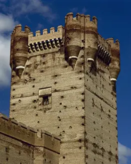 Spain. Medina del Campo. Castle of the La Mota