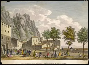 Hospice Prints: Spain / Montserrat 19C