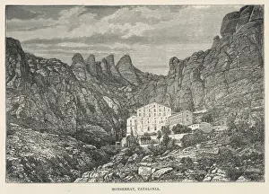 C1880 Prints: Spain / Montserrat C1880