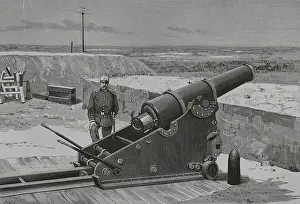 Cannons Prints: Spain. New Plasencia Cannons. Experimental howitzer-mortar